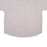 WRANGLER Mens Shirt White Check 2XL