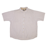WRANGLER Mens Shirt White Check 2XL