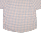 WRANGLER Mens Shirt White Check 2XL