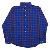 NAUTICA Slim Fit Mens Shirt Blue Check Long Sleeve XL