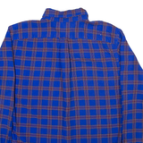 NAUTICA Slim Fit Mens Shirt Blue Check Long Sleeve XL