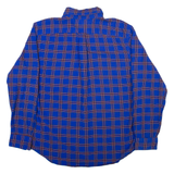 NAUTICA Slim Fit Mens Shirt Blue Check Long Sleeve XL
