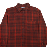 THE NORTH FACE Womens Shirt Red Check Long Sleeve XS