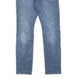LEVI'S 510 Jeans Distressed Mens Blue Slim Skinny Stone Wash W30 L29