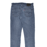 LEVI'S 511 BIG E Jeans Distressed Mens Blue Slim Straight Stone Wash W32 L34