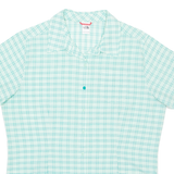 THE NORTH FACE Womens Shirt Green Check L