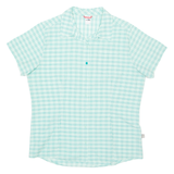 THE NORTH FACE Womens Shirt Green Check L
