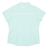 THE NORTH FACE Womens Shirt Green Check L