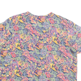 VIACOM COLETTE Womens Shirt Pink Crazy Pattern M