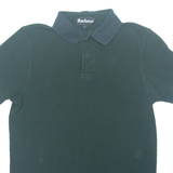 BARBOUR Mens Polo Shirt Green S