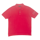 DKNY Mens Polo Shirt Red L