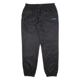 LOTTO Mens Track Pants Black Tapered XL W34 L33
