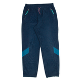 GREAT ESCAPE Mens Track Pants Blue Tapered L W30 L29