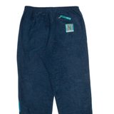 GREAT ESCAPE Mens Track Pants Blue Tapered L W30 L29