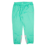 ADIDAS Mens Track Pants Green Tapered 2XL W38 L32