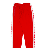 Mens Track Pants Red Tapered S W22 L29