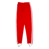 Mens Track Pants Red Tapered S W22 L29