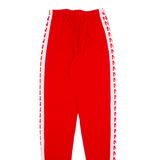 Mens Track Pants Red Tapered S W22 L29