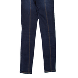 TRUE RELIGION Halle Womens Jeans Blue Slim Skinny Stone Wash W24 L29