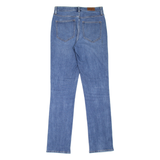 LANDS END Womens Jeans Blue Slim Straight Stone Wash W27 L32