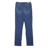 LEVI'S Mid Rise Womens Jeans Blue Slim Straight Stone Wash W28 L31