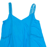 MONSOON BEACH Womens Camisole Top Blue V-Neck Sleeveless S
