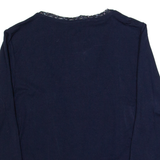 PHASE EIGHT Shawl Womens Top Blue 3/4 Sleeve UK 10