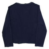 PHASE EIGHT Shawl Womens Top Blue 3/4 Sleeve UK 10