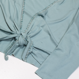 PHASE EIGHT Shawl Womens Top Blue 3/4 Sleeve UK 10