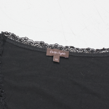 PHASE EIGHT Shawl Womens Top Black 3/4 Sleeve UK 10