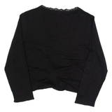 PHASE EIGHT Shawl Womens Top Black 3/4 Sleeve UK 10