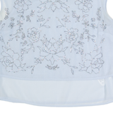 MONSOON Beaded Womens Top Blue Sleeveless UK 10