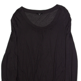 HOBBS LONDON Womens Top Black Long Sleeve M