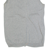 DKNY Womens Top Grey V-Neck Sleeveless S