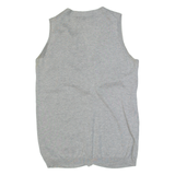 DKNY Womens Top Grey V-Neck Sleeveless S