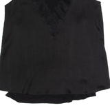 MASSIMO DUTTI Womens Top Black Sleeveless XS