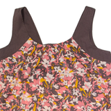 FAT FACE Womens Printed Top Pink V-Neck Sleeveless Floral UK 16