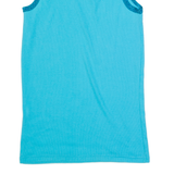 CALVIN KLEIN Womens Bardot Vest Blue Sleeveless M