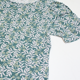 PHASE EIGHT Womens Printed Top Green Floral UK 14