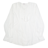 PHASE EIGHT Womens Top White Long Sleeve UK 12