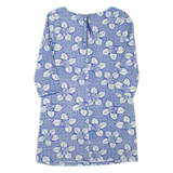 WHITE STUFF Womens Day Dress Blue Floral Knee Length UK 12