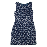 LAURA ASHLEY Womens Day Dress Blue Floral Sleeveless Knee Length UK 8
