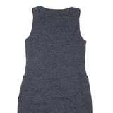LAURA ASHLEY Womens Jacket Dress Grey Sleeveless Knee Length UK 12