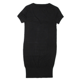 TED BAKER Womens Jumper Dress Black Short Sleeve Knee Length XS