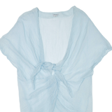 JIGSAW Womens Day Dress Blue Short Sleeve Short L