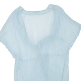 JIGSAW Womens Day Dress Blue Short Sleeve Short L