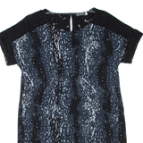 MINT VELVET Womens T-Shirt Dress Grey Spotted Short Sleeve Short UK 18