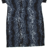 MINT VELVET Womens T-Shirt Dress Grey Spotted Short Sleeve Short UK 18