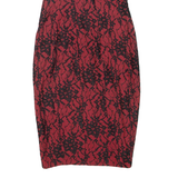 FRENCH CONNECTION Womens Mini Dress Red Floral Sleeveless Short UK 8