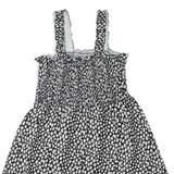 MINT VELVET Womens Mini Dress Black Spotted Sleeveless Short L